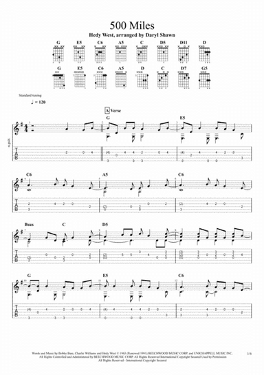 500 Miles Away From Home (arr. Daryl Shawn)