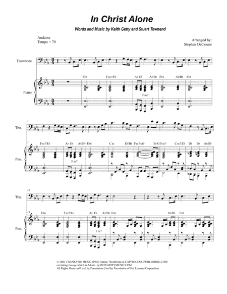 In Christ Alone (arr. Stephen DeCesare)