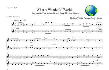 What A Wonderful World (arr. P. R. Frederick)