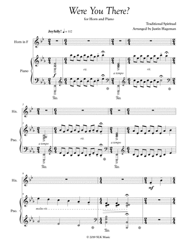 Were You There (arr. Justin Hageman)
