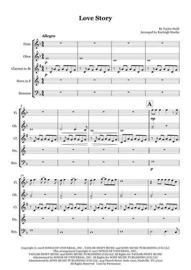 Love Story (arr. Kayleigh Huelin)