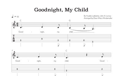 Goodnight, Irene (arr. Riverside Guitar School)
