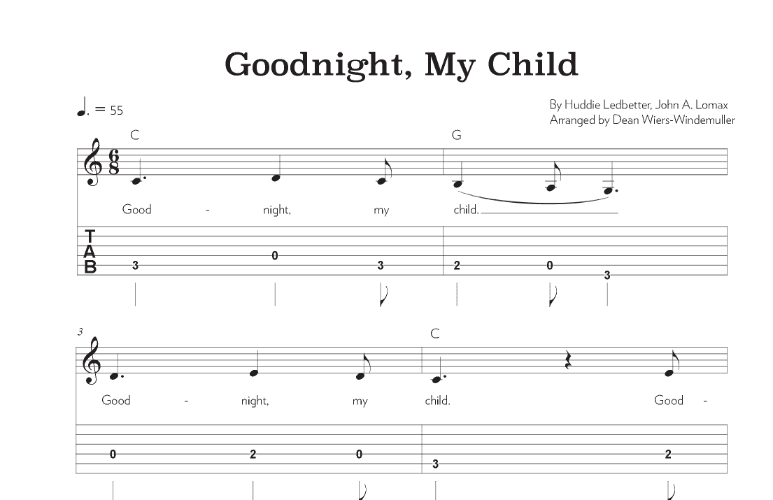 Goodnight, Irene (arr. Riverside Guitar School)