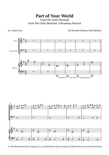 Part Of Your World (arr. André Nusa)
