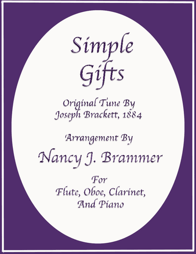 Simple Gifts for Flute, Oboe, Clarinet and Piano