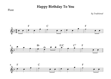 Happy Birthday To You (arr. Wesley S. SIlva)