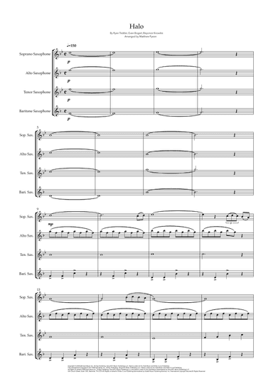 Halo (arr. Matthew pyeon)