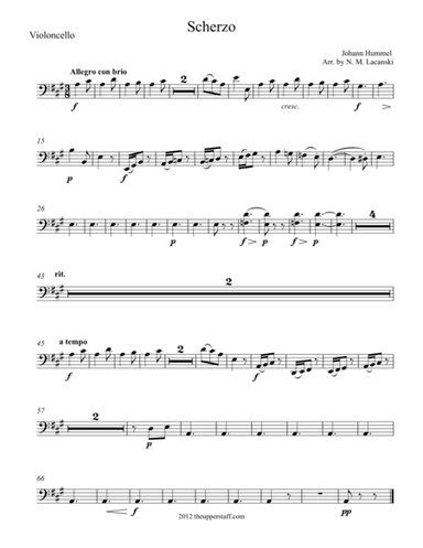 Scherzo (arr. Nick Lacanski)