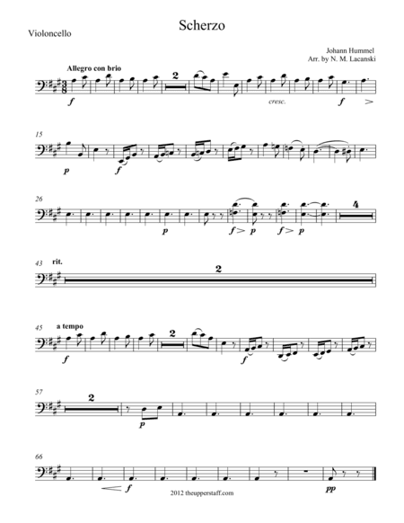 Scherzo (arr. Nick Lacanski)