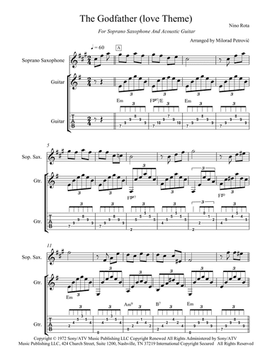 The Godfather (love Theme) (arr. Milorad Petrović)