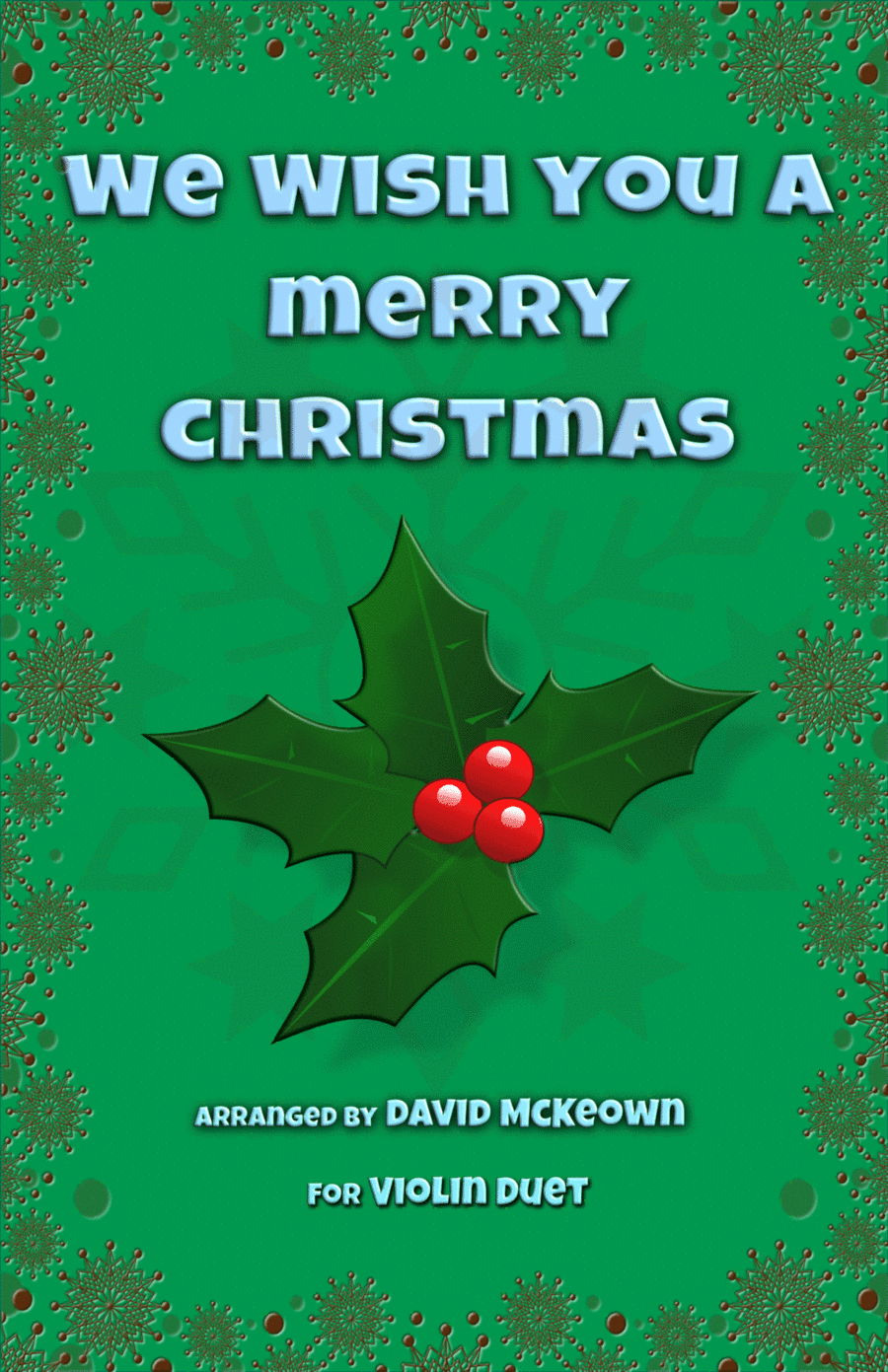 We Wish You a Merry Christmas, Jazz Style, for Violin Duet (arr. David McKeown)