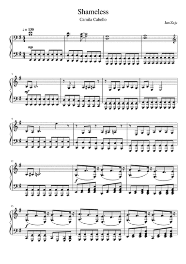 Shameless (arr. Jan Zajc)