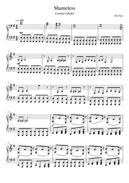 Shameless (arr. Jan Zajc)