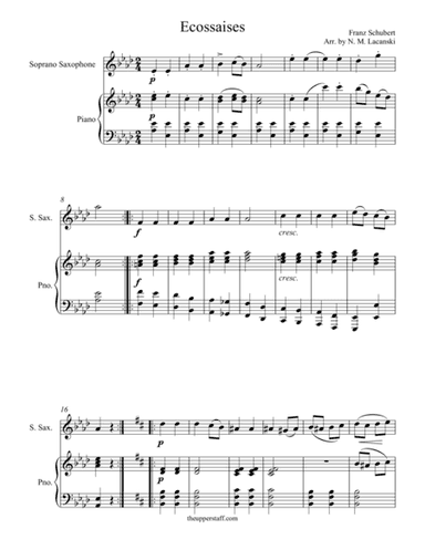 Ecossaises (arr. Nick Lacanski)