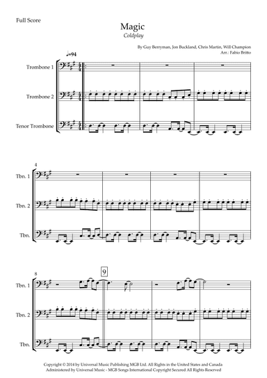 Magic (arr. Fabio Britto)