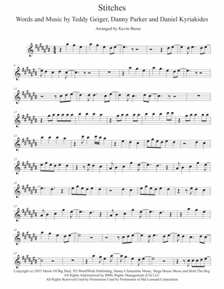 Stitches (arr. Kevin Busse)