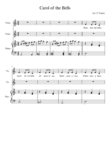 Carol of the Bells (arr. Caroline Venter)