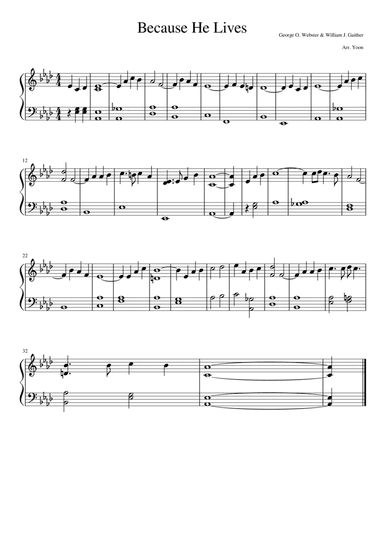 Because He Lives (arr. Joa)