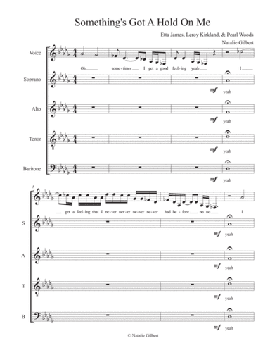 Something's Got A Hold On Me (arr. Natalie Gilbert)