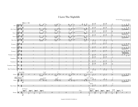 I Love The Night Life (arr. Daryl McKenzie)