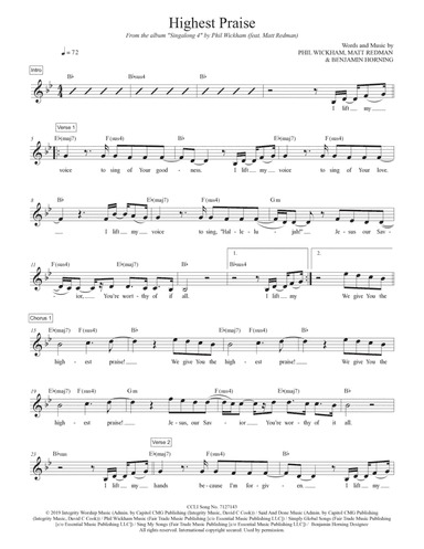 Highest Praise (arr. Travis J. Gandy)