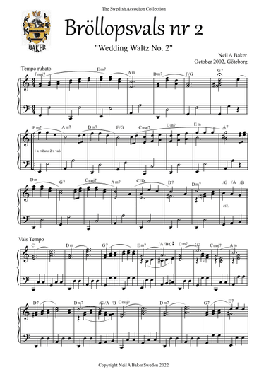 Wedding Waltz No. 2 G&F