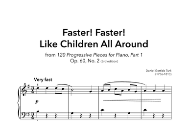 Faster! Faster! Like Children All Around (arr. Sidewalk Labs)