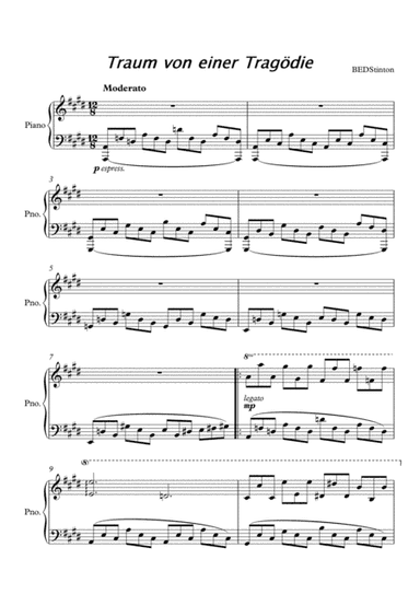 Dream of a Tragedy ( Traum von einer Tragödie)