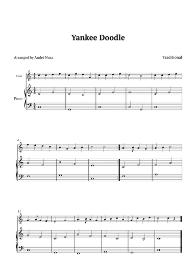 Yankee Doodle (arr. André Nusa)