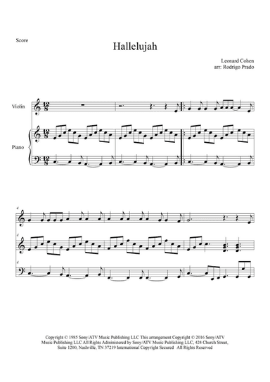 Hallelujah (arr. Rodrigo Prado)