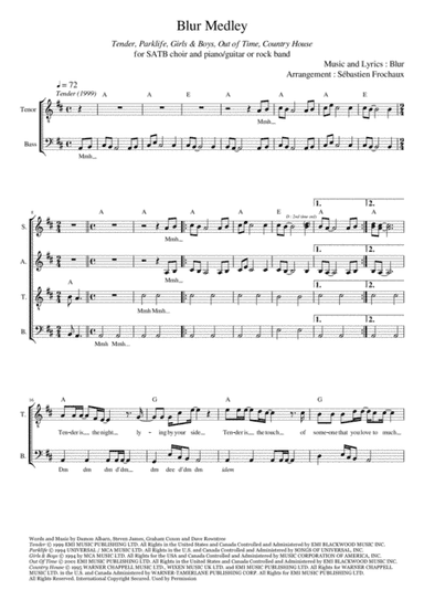 Tender (arr. Sébastien Frochaux)