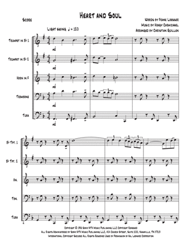 Heart And Soul (arr. Christian Guillen)