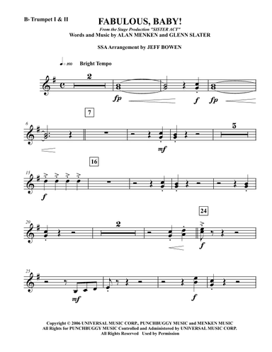 Fabulous, Baby! (arr. Jeffrey Bowen)