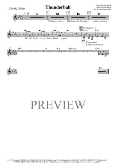 Thunderball (arr. Jan Angermüller)