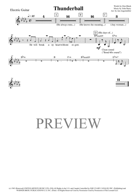 Thunderball (arr. Jan Angermüller)