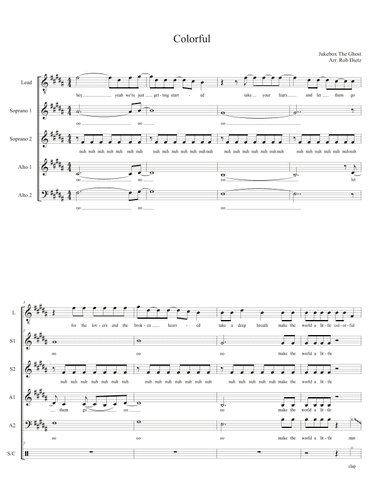 Colorful (arr. Rob Dietz)
