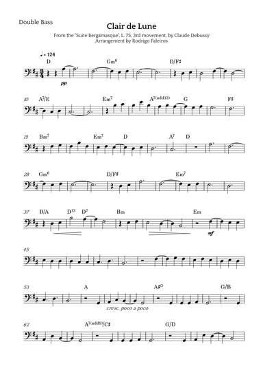 Clair de Lune (arr. Rodrigo Faleiros)