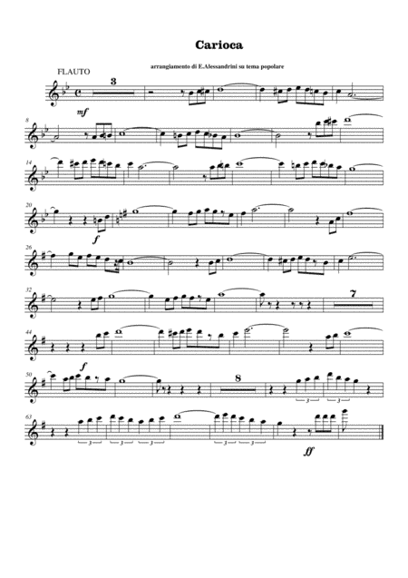 Carioca- flute (arr. Ester Alessandrini)