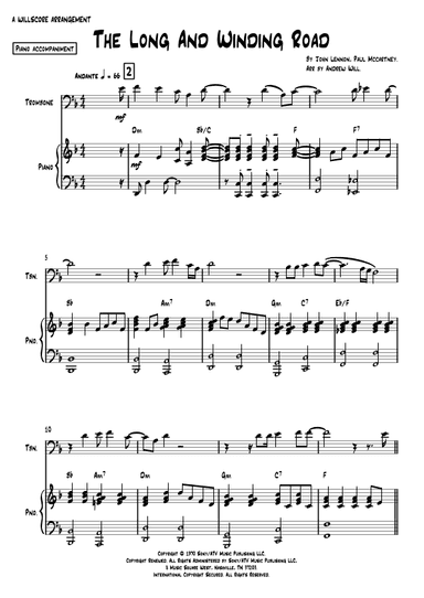 The Long And Winding Road (arr. Andrew Will)