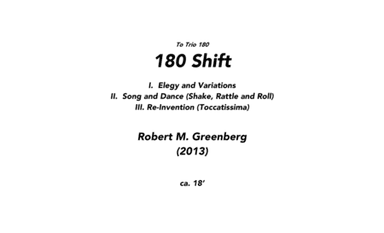 180 Shift for piano trio