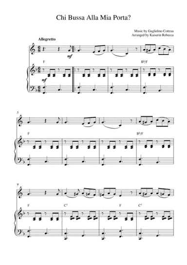 Chi Bussa Alla Mia Porta? (arr. Kaiserin Rebecca)