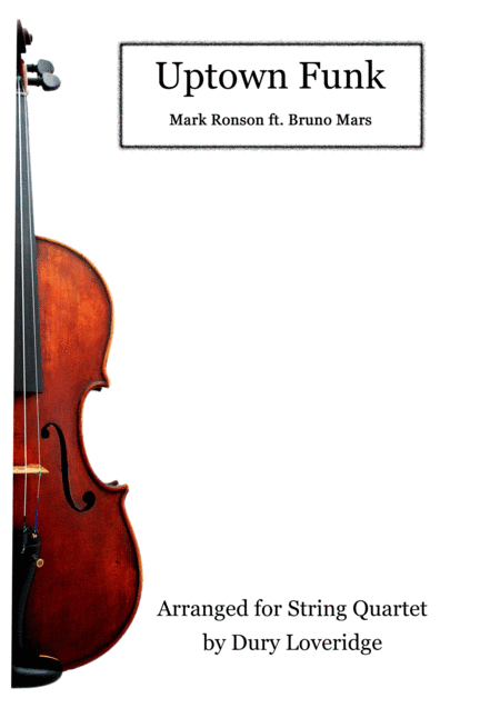 Uptown Funk (arr. Dury Loveridge)