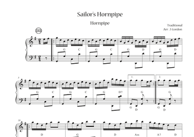 Sailor's Hornpipe (arr. Julia Gordon)