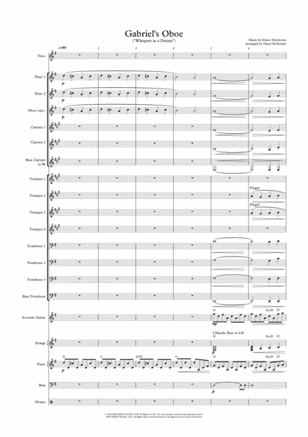 Gabriel's Oboe (arr. Daryl McKenzie)