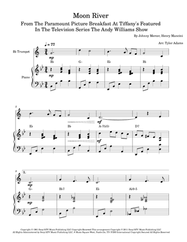Moon River (arr. Tyler Adams)