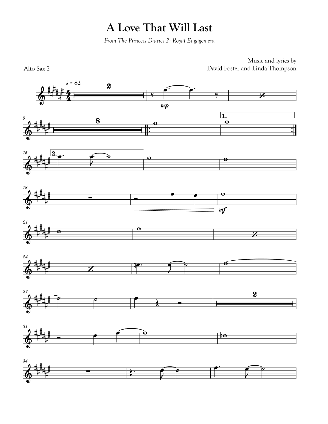 A Love That Will Last (arr. David Lartey)