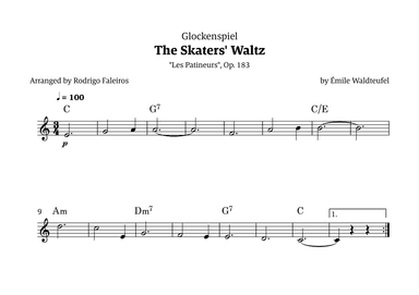 The Skaters Waltz (for beginners) (arr. Rodrigo Faleiros)