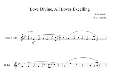 Love Divine, All Loves Excelling (Trumpet Solo) (arr. B. C. Dockery)