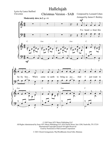 Hallelujah (arr. James F. Rickley)