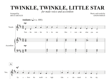 Twinkle Twinkle Little Star (arr. Art.o Artaud)